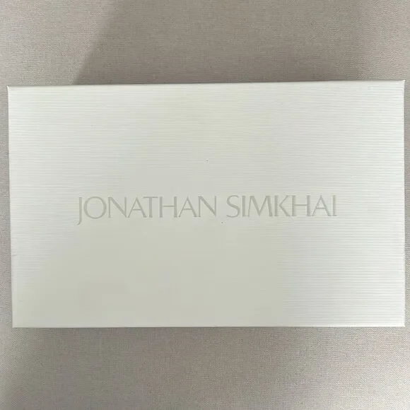 Simkhai Roma Heeled Leather Sandals, Black, New, Size 41